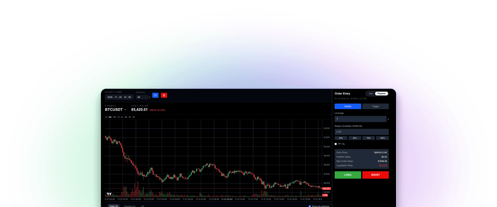 Replay interface preview